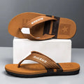 Chipos Men’s Thong Sandals with Fabric Uppers – Casual Non-Slip Flip-Flops