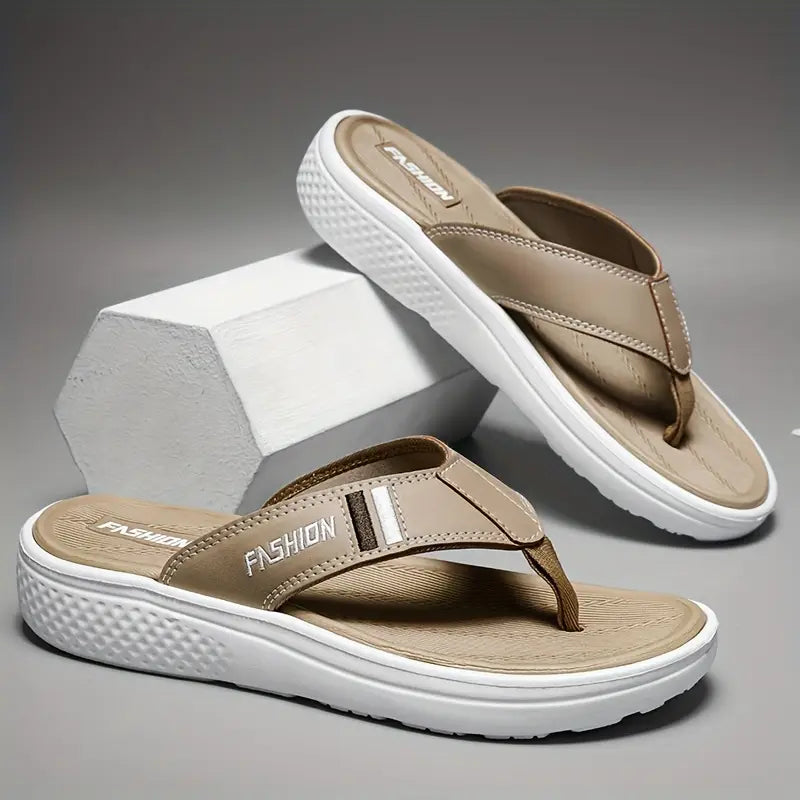 Chipos Men’s Summer Flip-Flops – Soft, Water-Friendly Sole & All-Day Comfort