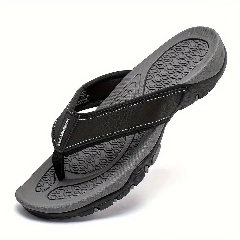Chipos Men’s Vintage Outdoor Slides – Plus Size Casual Slip-Ons with Round Toe