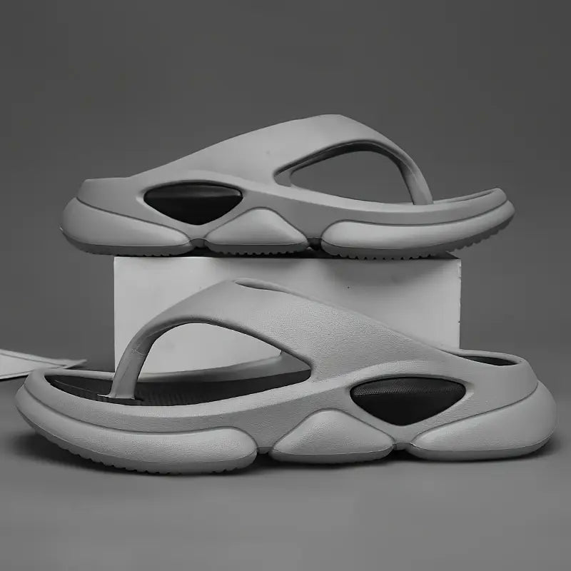 Chipos Men’s Summer Cut-Out Slide Sandals – Minimalist and Breathable Slippers