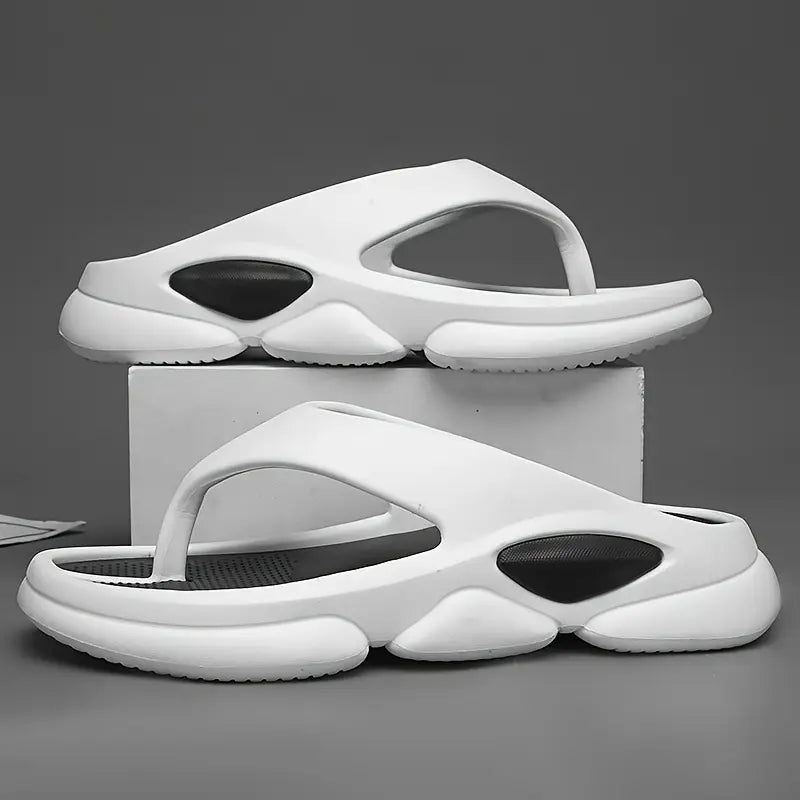 Chipos Men’s Summer Cut-Out Slide Sandals – Minimalist and Breathable Slippers