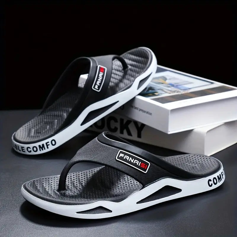 Chipos Men’s Slip-On Rubber Water Slippers – All-in-One Beach Sandals