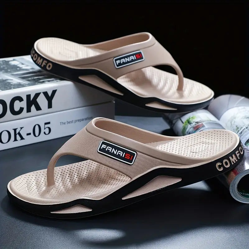 Chipos Men’s Slip-On Rubber Water Slippers – All-in-One Beach Sandals