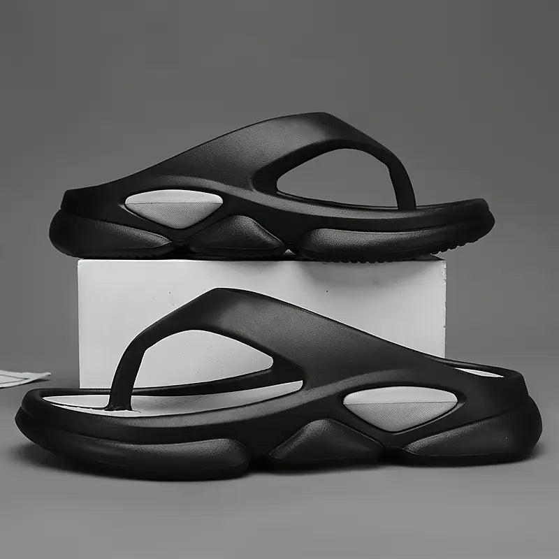 Chipos Men’s Summer Cut-Out Slide Sandals – Minimalist and Breathable Slippers