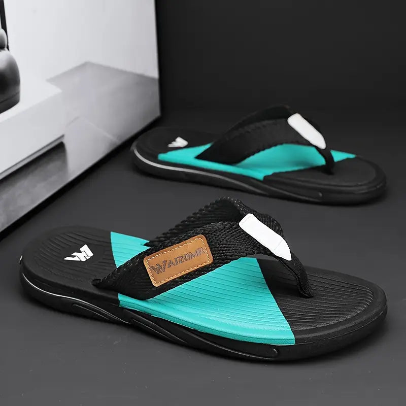 Chipos Men’s Trendy Thong Sandals – Casual Non-Slip Flip-Flops for Spring & Summer