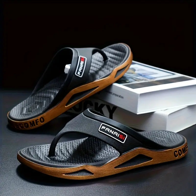 Chipos Men’s Slip-On Rubber Water Slippers – All-in-One Beach Sandals